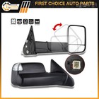 Mirrors For 2002-08 RAM 1500 2003-09 2500 3500 Power Flipup Heated Black Signal