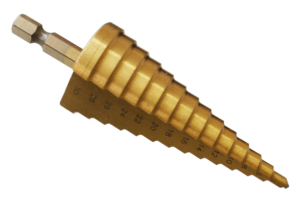 HSS-TIN Stufenbohrer Kegelsenker Konusbohrer SchäLbohrer Metallbohrer Ø 4-30Mm-image