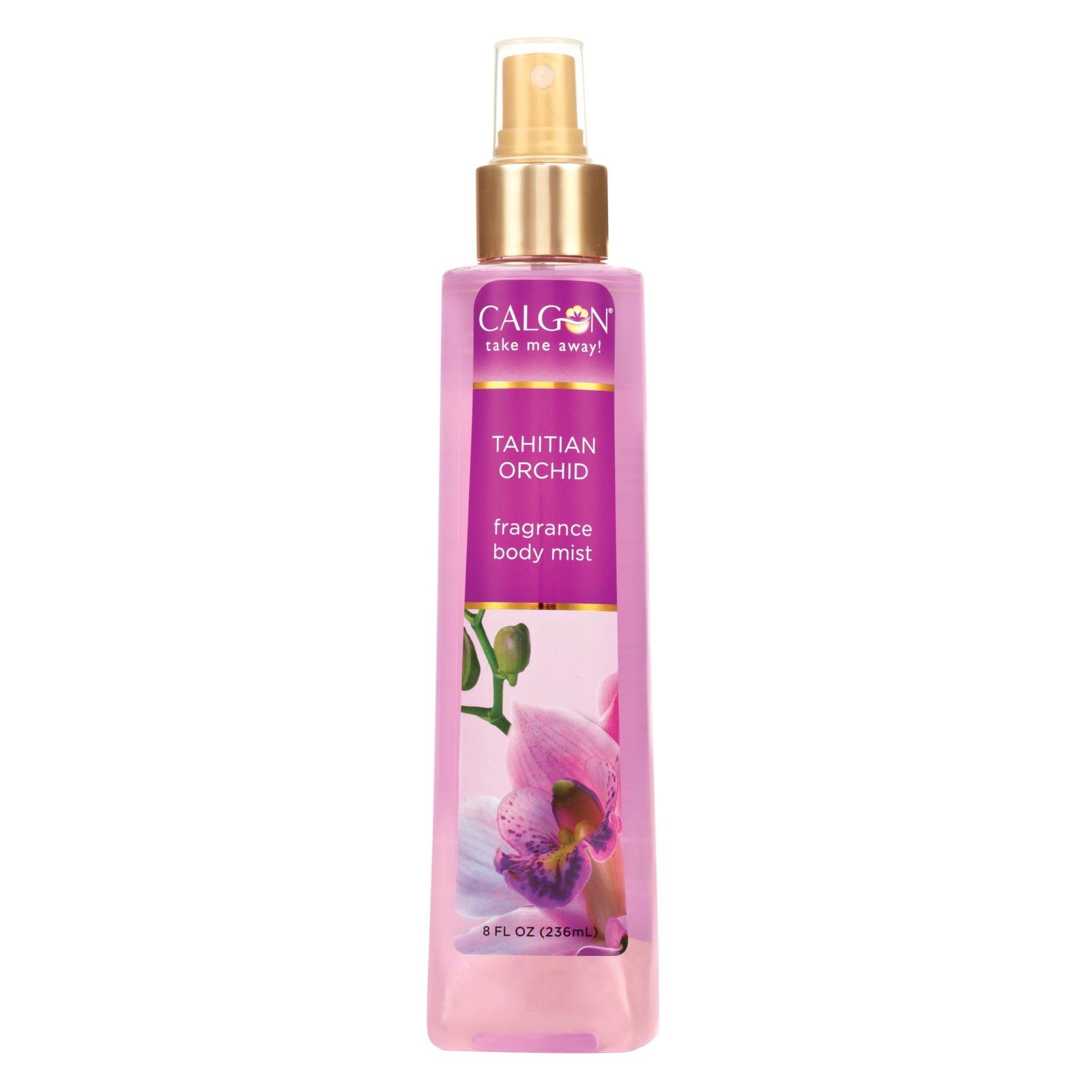 Calgon Tahitian Orchid Fragrance Body Mist 8 oz , Small, Mini