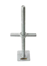 Metaltech 24-In Galvanized Leveling Jack With Plate (Solid)