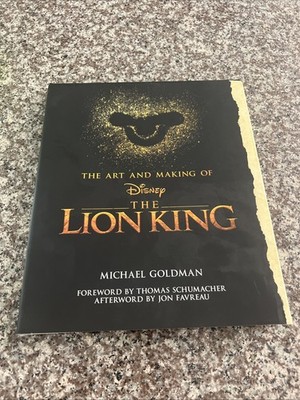 Disney Hardcover Book The Art and Making of The Lion King by Michael Goldman