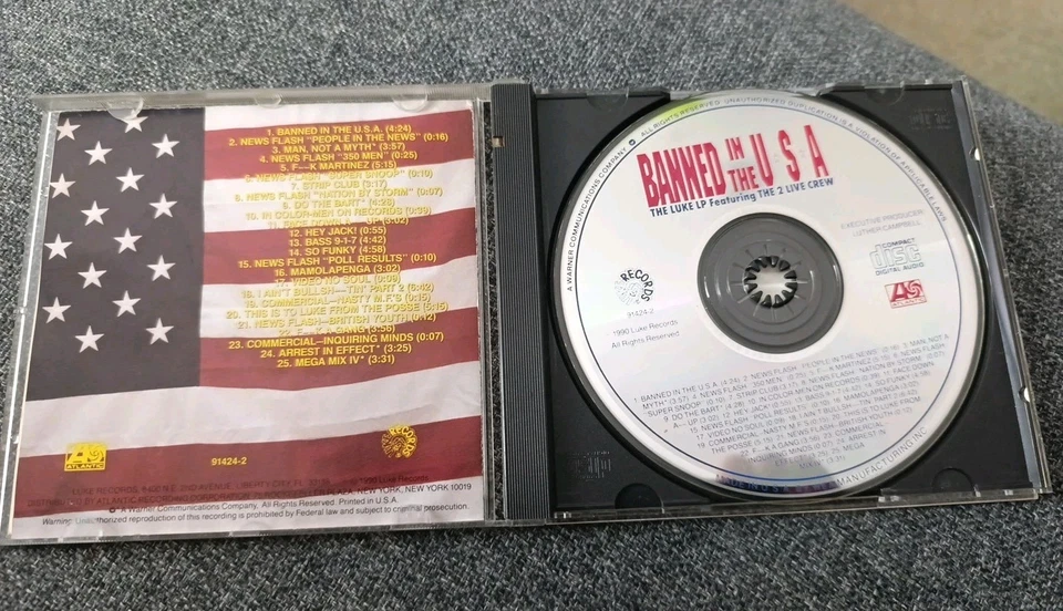 Banned In the USA: The Luke LP / 2 Live Crew CD,1990 Original Version RARE!! - Bild 3 von 3