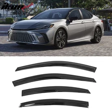 Fits 25-26 Toyota Camry Mugen Style Tape on Window Visor Sun Rain Vent Deflector