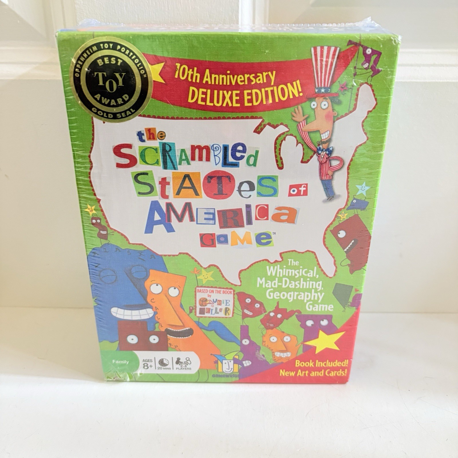 The Scrambled States of America Game 10th Anniversary Deluxe Edition - New