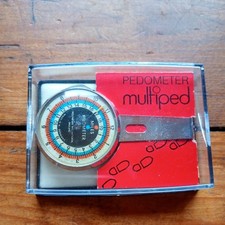 Vintage Walking Multiped Made In Germany Miles Kilometres Pedometer Retro