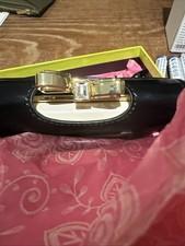 Ted Baker black Patent Quality Purse