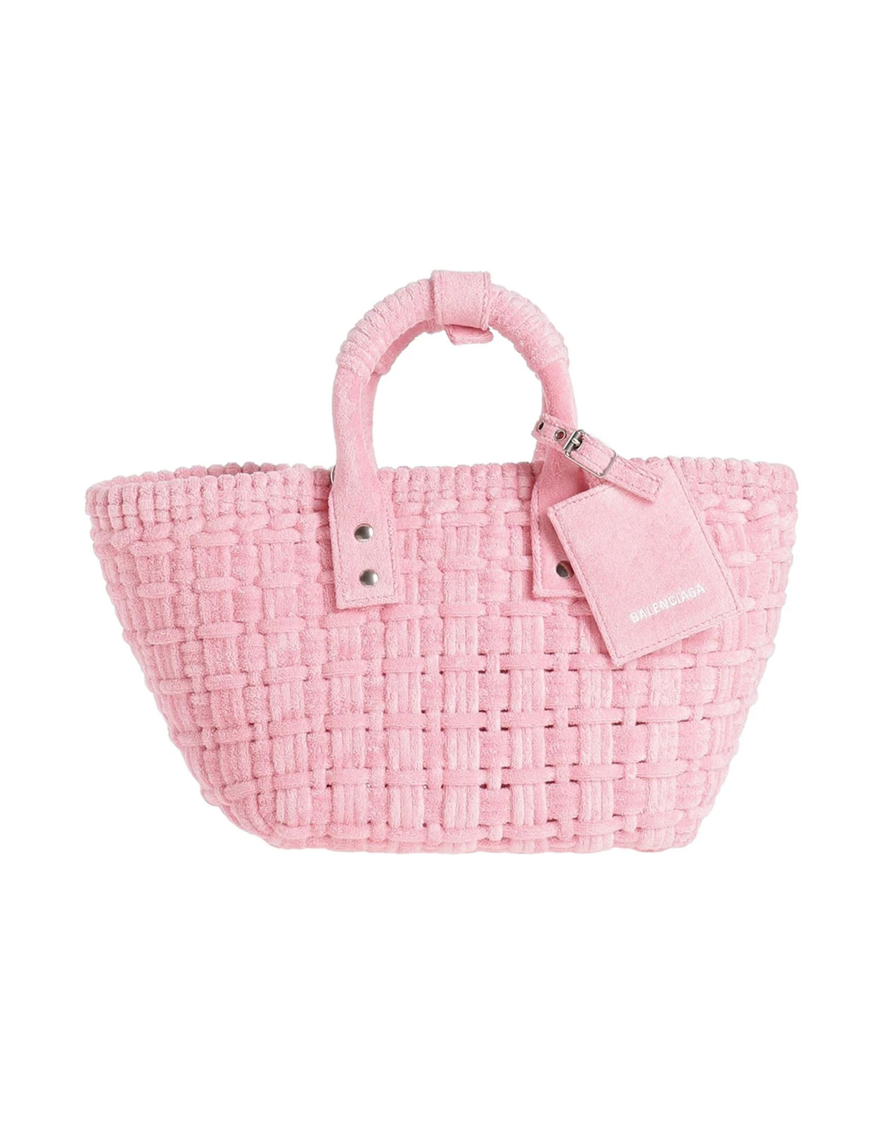 Balenciaga - Women - Terrycloth Shopper bag - Pink 248290₽