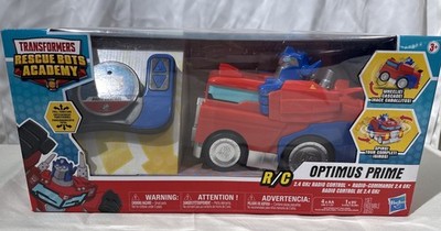Transformers Remote Control Car R/C Optimus Prime Rescue Bots Academy NEW