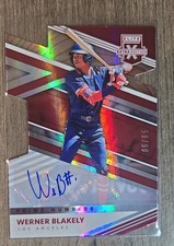 2020 Panini Elite Extra Edition - Werner Blakely #118 Prime Numbers a Die-Cut...