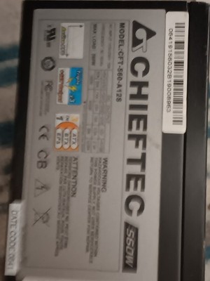 ChiefTec CFT-560-A12S 560W Power Supply SLI/Crossfire Switching ATX12V PSU