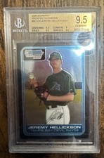 2006 Bowman Chrome Jeremy Hellickson 1st Prospect #BC176 BGS 9.5 GEM MINT