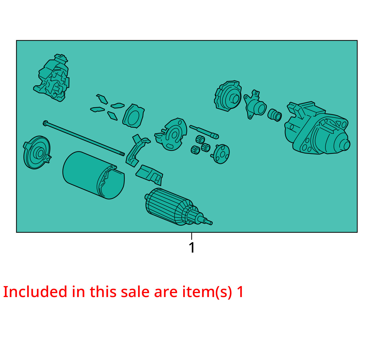 2013-2018 Acura RDX Starter Motor Assembly Genuine Denso OEM 31200R8AA01
