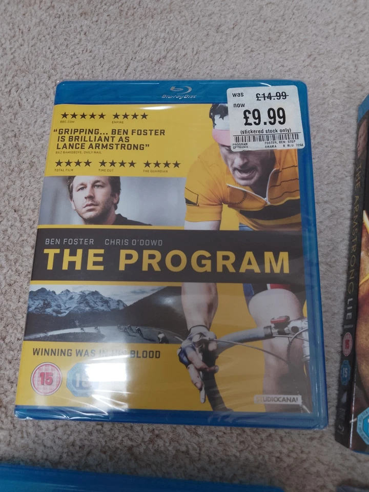 CYCLING MOVIE BR BUNDLE-THE PROGRAM,ARMSTRONG LIE,ALLEYCATS,TOUR DE FRANCE STORY - Image 2 of 4