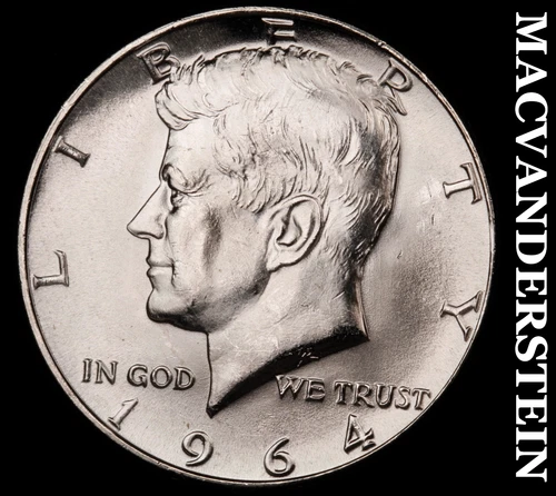1964 Kennedy Half Dollar- Choice Gem Brilliant Uncirculated  #i3309