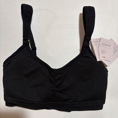 Auden Black 2-in-1 Nursing and Hands-Free Pump Bra XS 023 01 0318