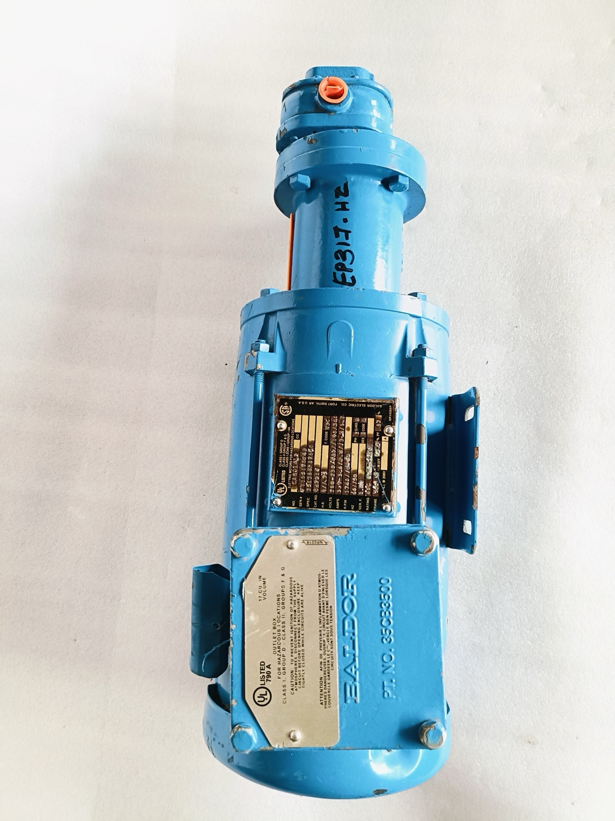 BSM Brown&Sharp Rotary Gear Pump No-1 Foot Mounted with Motor
