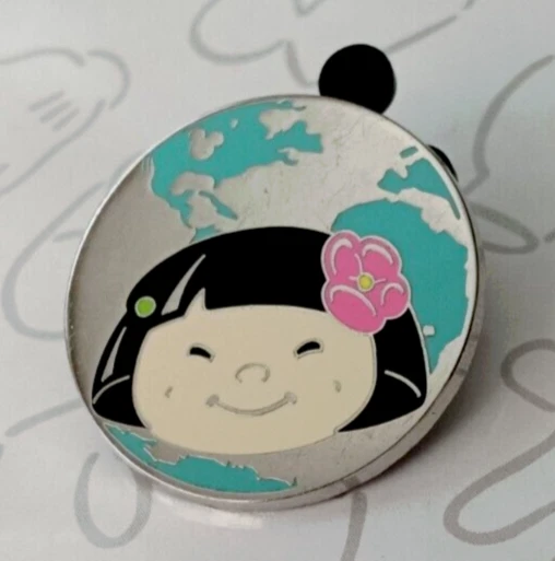 Asia It's A Small World 2009 Hidden Mickey DLR Disney Pin 68070