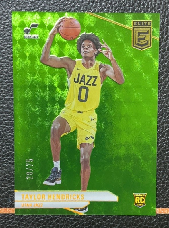 Taylor Hendricks 2023-24 Panini Donruss Elite Green 28/75 #216
