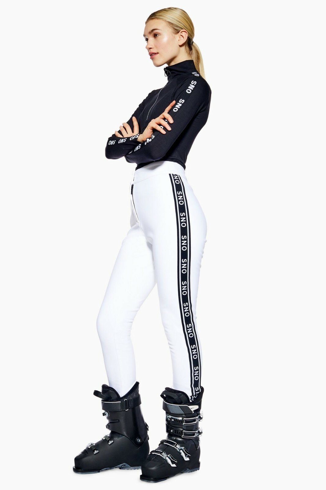 Pantalon De Ski Blanc Topshop SNO Collection - UK10 (EUR38/US6) Slim