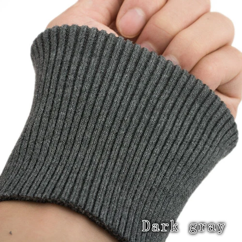 Cotton Thick Stretch Knit Sweater Arms Cuff Leg Rib Jersey Ribbed Trim Fabric - Picture 10 of 60