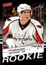 2008-09 Upper Deck Victory BLACK Tyler Sloan Rookie Washington Capitals #313