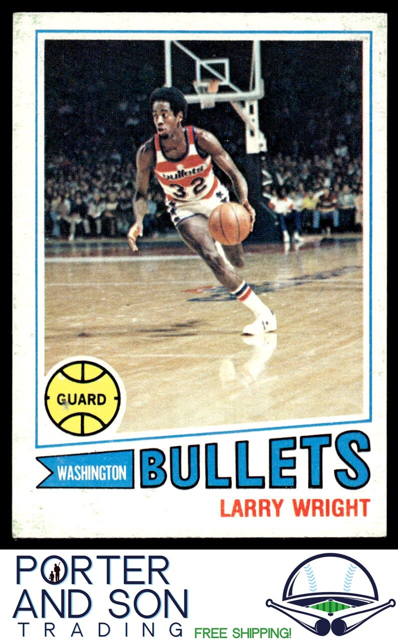 Larry Wright 1977-78 Topps RC #112 Washington Bullets