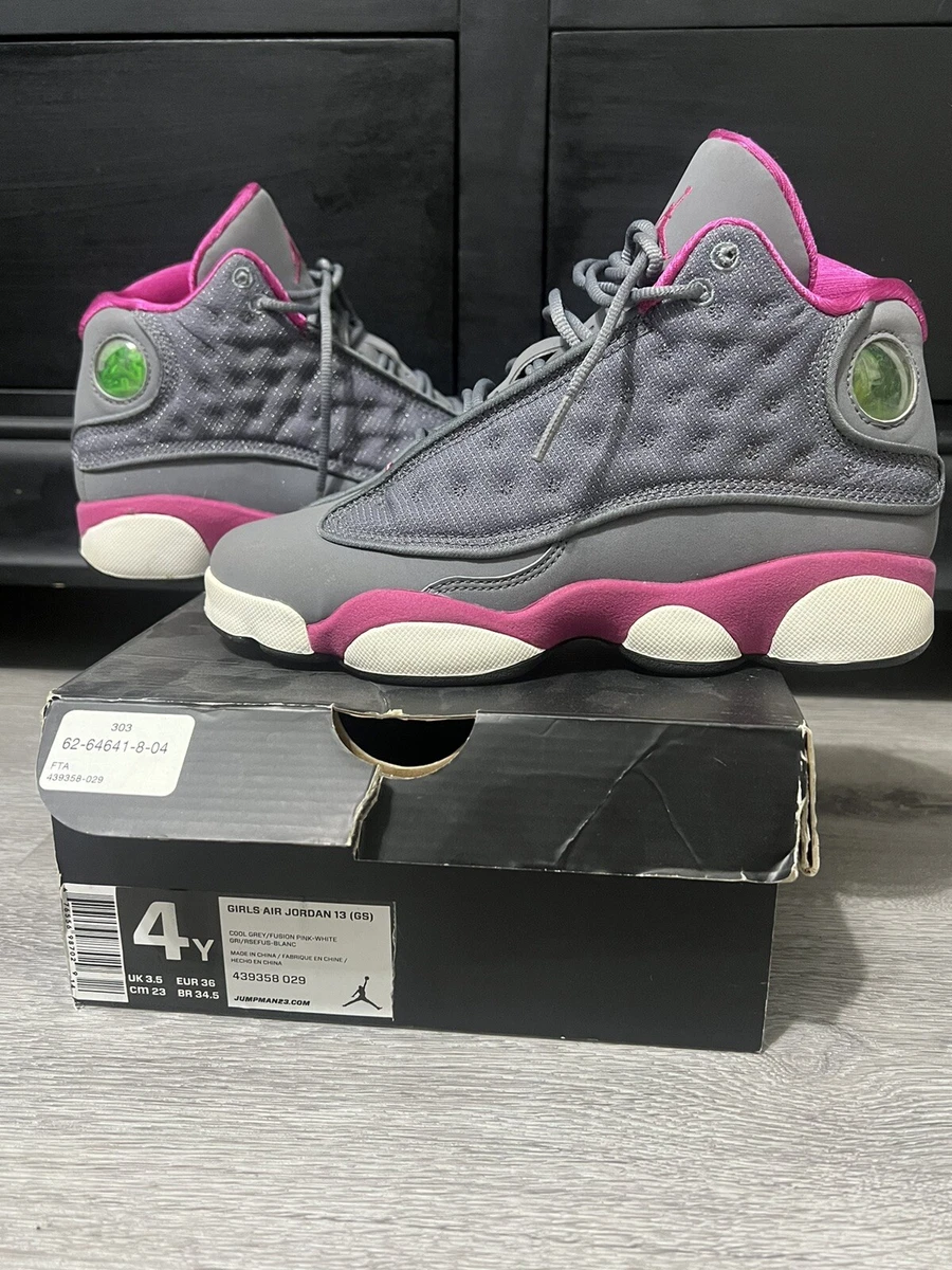 Air Jordan 13 Retro GS 'Grey Fusion Pink