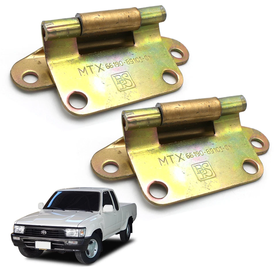 Conjunto de bisagras puerta trasera puerta trasera 2 piezas para camioneta Toyota Migthy-X Sr5 1988 1997 Foto 4 de 4
