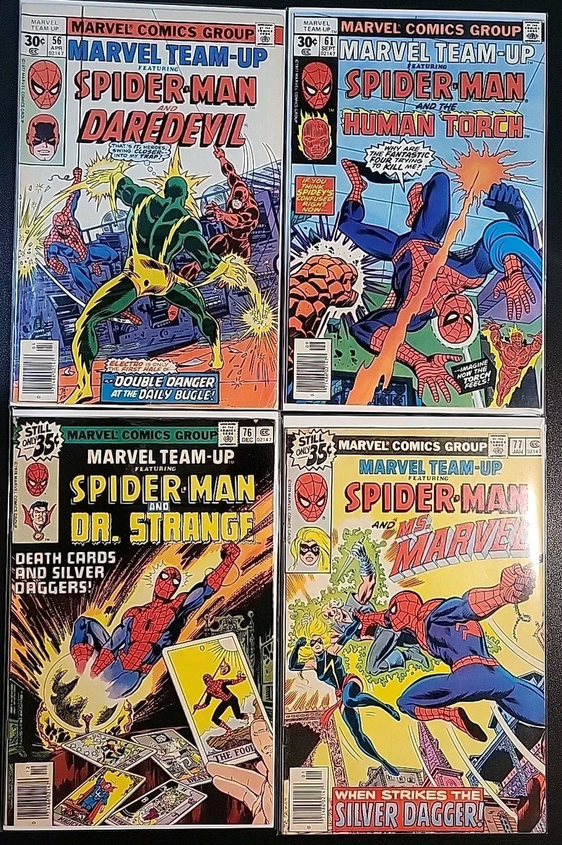 🔥MARVEL TEAM-UP - LOT OF 19 #42-138 🔑SPIDER-MAN, HULK