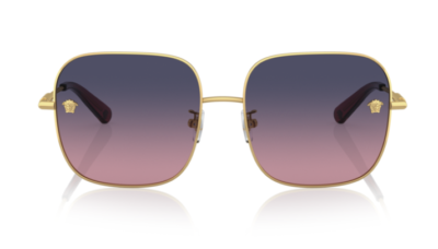 Versace 0VE2246D 1002I6 Gold/Pink gradient blue Rectangle  display picture 3