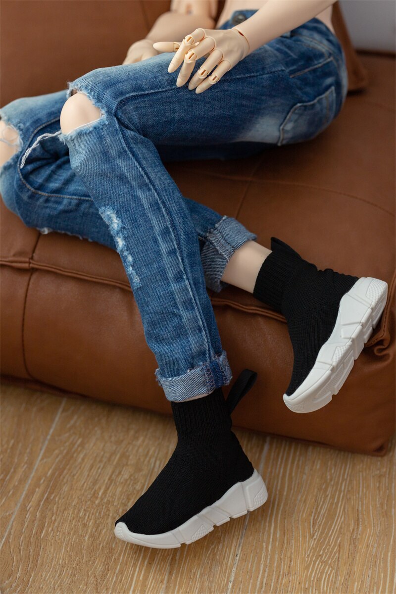 SAOLA 1 3 1 4 tomaia in maglia zio casual pezzo unico suola morbida scarpe accessori