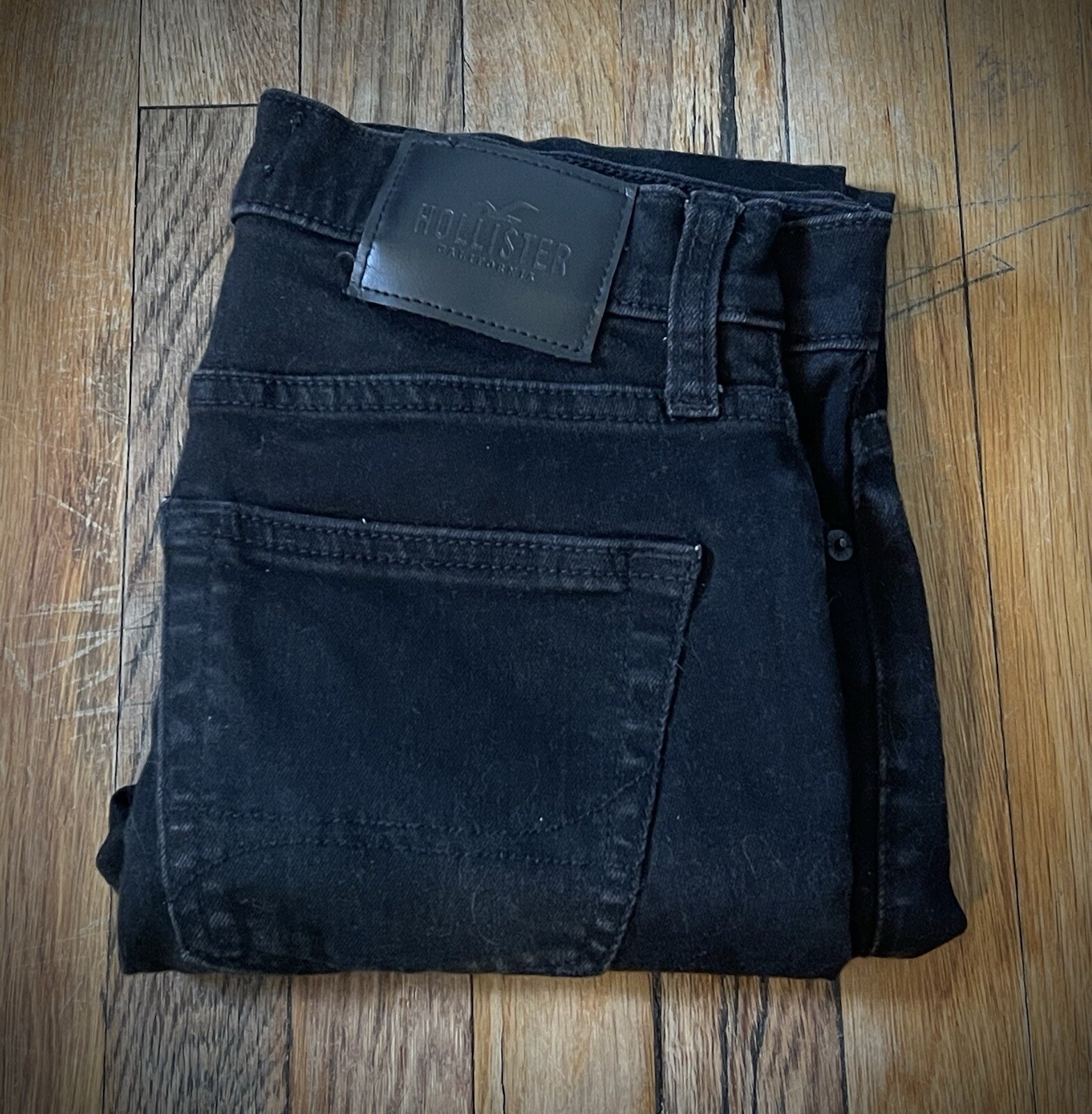 Hollister Skinny Jeans Black 28x30-image