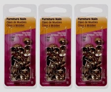 3 Hillman Hammered 1/2 in. L Furniture Nail Smooth 25 pc. 122688