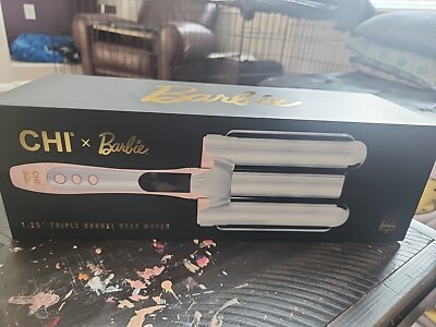 CHI x Barbie 1.25'' Triple Barrel Deep Waver (GF1087) NEW IN BOX