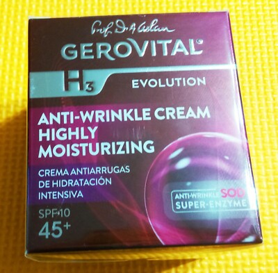Gerovital Anti Wrinkle Intensive Hydrating Day Cream Age 45+ Reife Haut 50ml