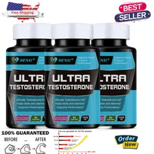 Ultra Testosterone Booster 180ct Increase Energy Improve Muscle Strength Growth