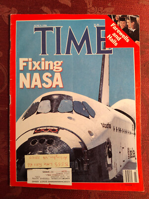 TIME Magazine June 9 1986 Challenger Fixing NASA Hands Across America Graduating