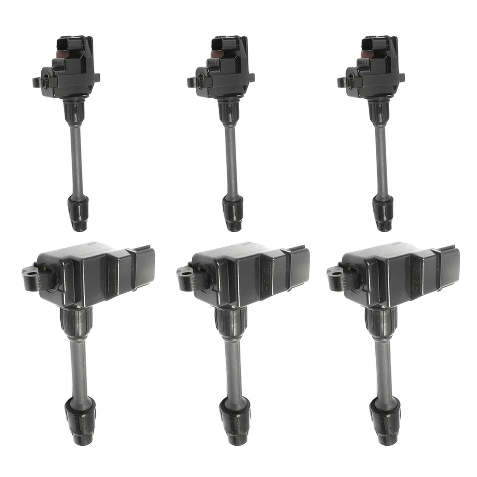 Juego de 6 bobinas de encendido nuevas UF138 y UF263 para Nissan Máxima Infiniti I30 3,0 L V6 Foto 2 de 4