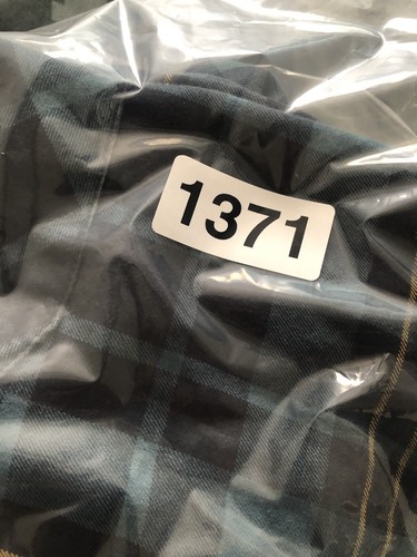 The North Face Button Up Shirt Large Blue Plaid Flannel Tartan Outdoors Preppy - Picture 9 of 9
