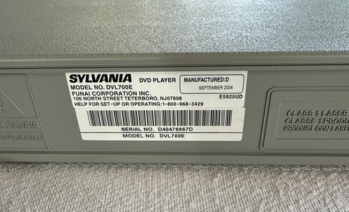 Sylvania DVL700E DVD Player...Tested Works Great!!! Great Picture!!! - Picture 8 of 17