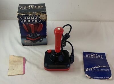 1982 Wico COMMAND CONTROL VIDEO GAME THREE WAY DELUXE JOYSTICK only one fitting