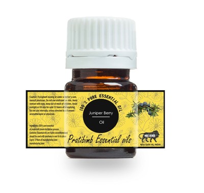 100% PURE NATURAL JUNIPER BERRY ESSENTIAL OIL 3 ML TO 100 ML PRATIBIMB FROMINDIA