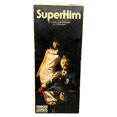 Parker Superhirn Brettspiel Strategiespiel 1972 2 Spieler Mastermind Retro Game