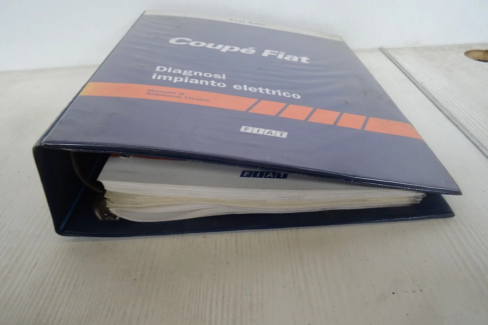 manuale officina Coupè Fiat 16 V Turbo diagnosi impianto elettrico originale - Immagine 2 di 4