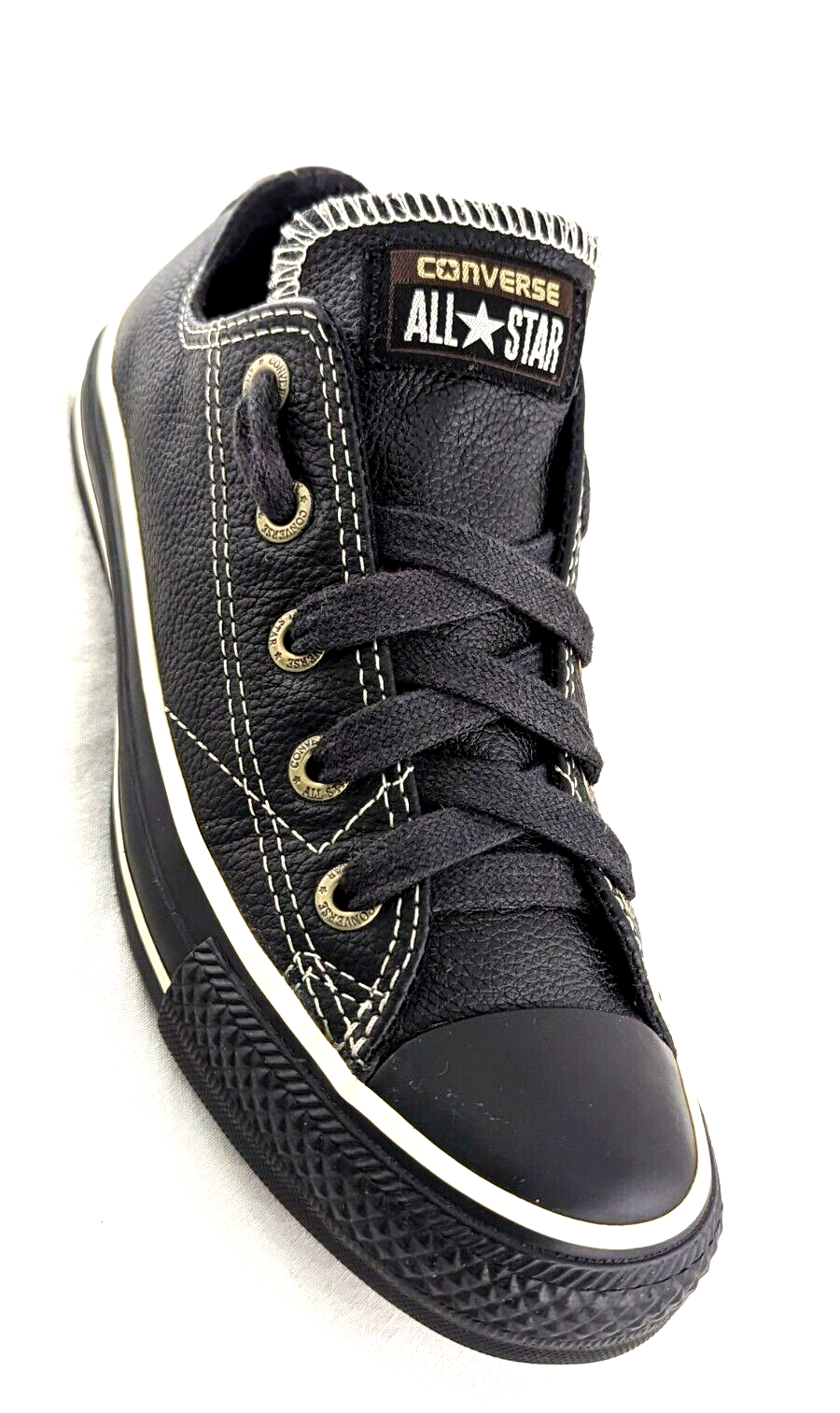 Converse Monochrome Converse All Star Preto Couro Black Converse