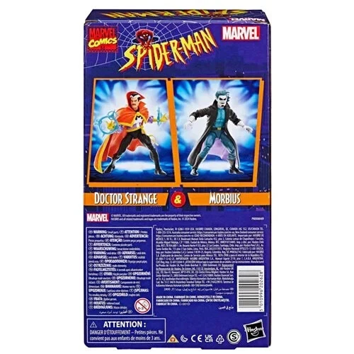 Juego de figuras de acción exclusivo de Spider-Man Marvel Legends Doctor Strange & Morbius Foto 2 de 4
