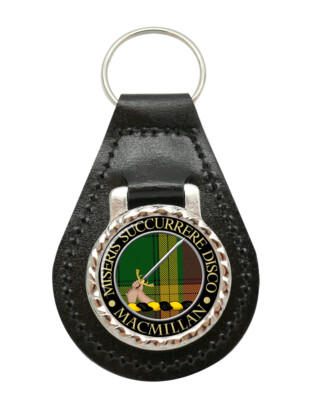 Macmillan Scottish Clan Leather Key Fob