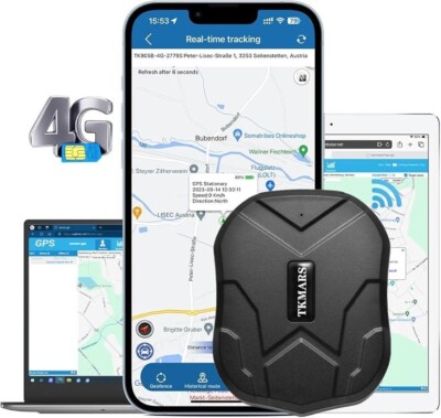 TKMARS / WINNES TK905 4G LTE GPS Auto Tracker | Ohne ABO | Echtzeit Tracking