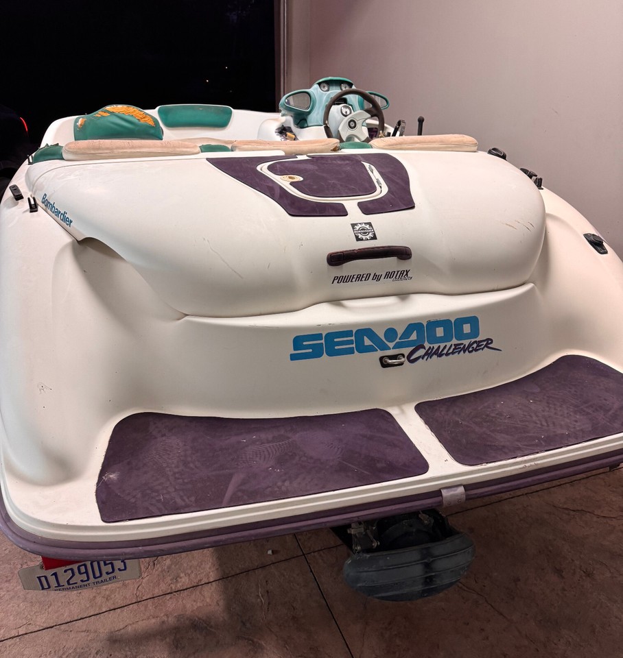 1996 Sea Doo Challenger 14'5" Jet Boat & Trailer Michigan eBay