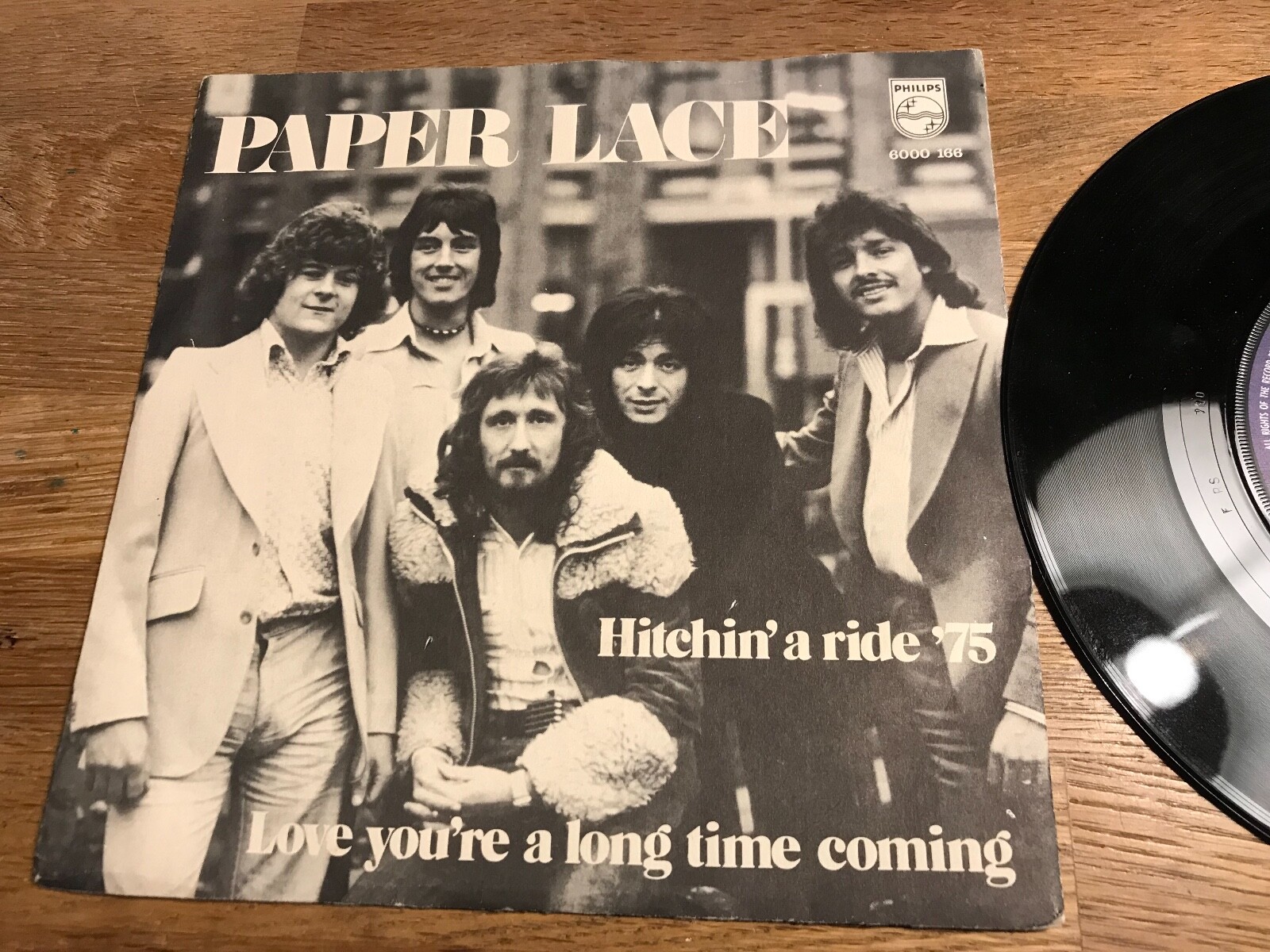 PAPER LACE "HITCHIN´ A RIDE ´75 / LOVE YOU´RE ALONG TIME COMING" 1975